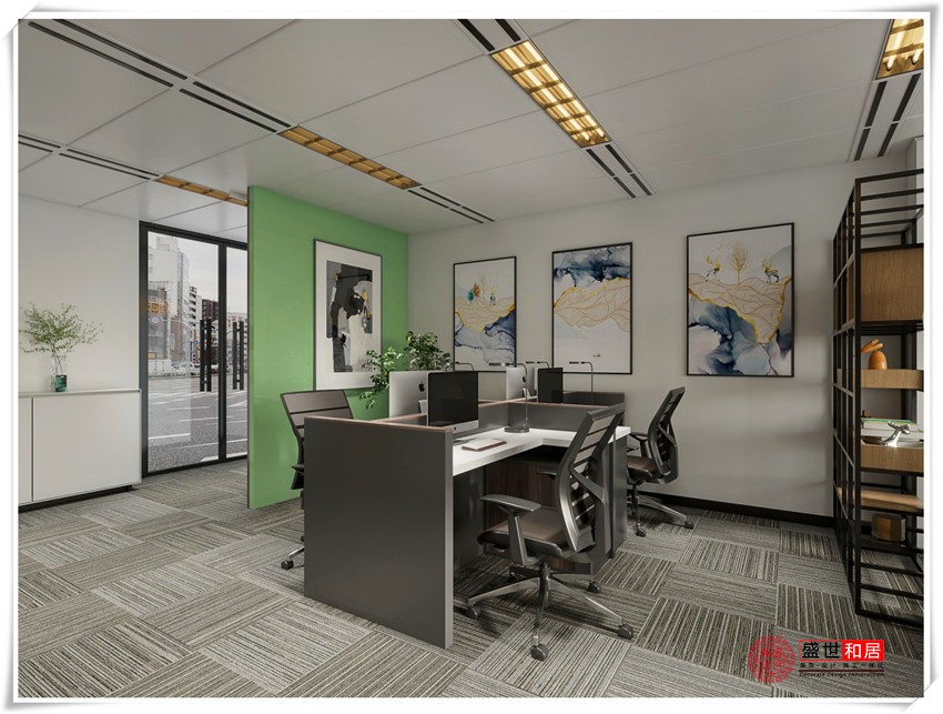 合肥现代轻奢风办公室装修效果图